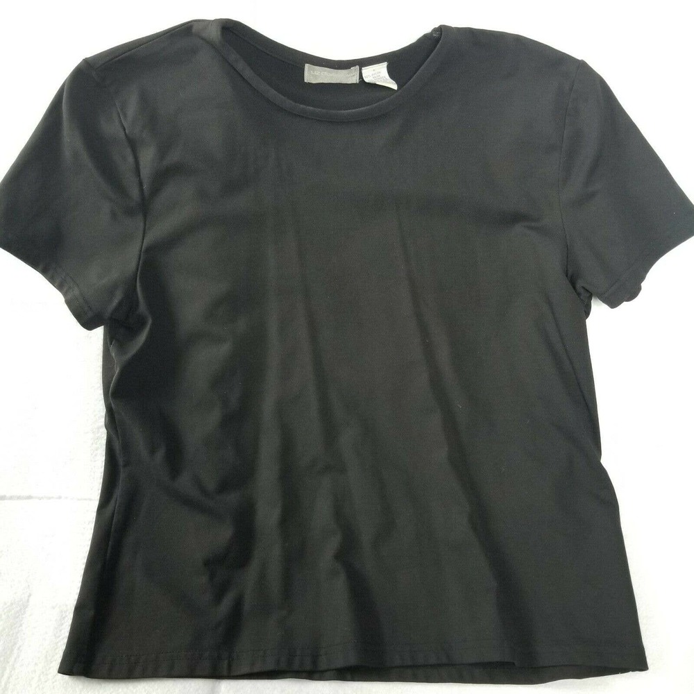 Liz claiborne Studio T Shirt Size Large Black